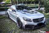 2015-2021 Mercedes Benz W205 C63 S AMG Sedan IMP Performance Partial Carbon Fiber front bumper