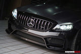 2015-2021 Mercedes Benz W205 C63 S AMG Sedan IMP Performance Partial Carbon Fiber front bumper