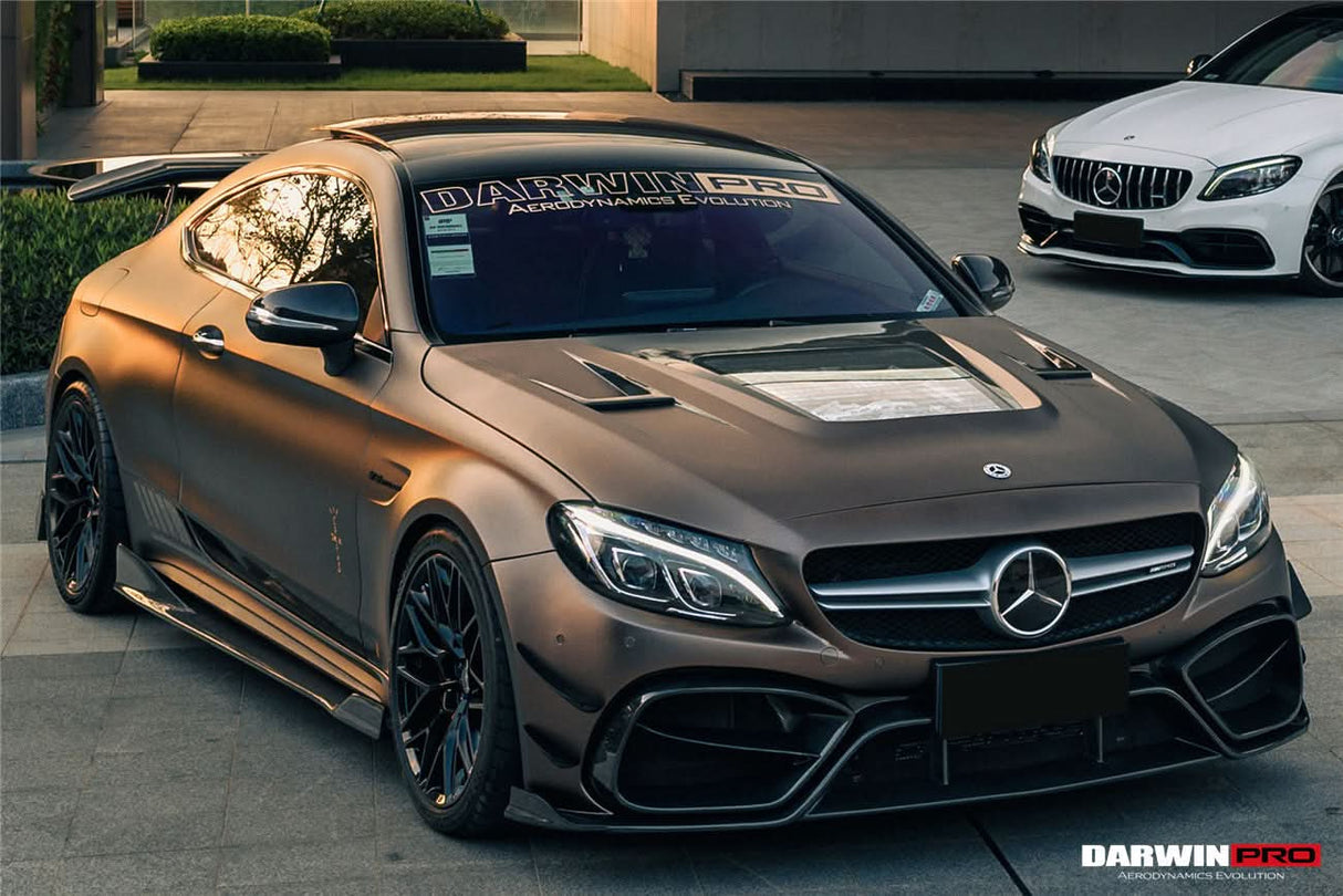 DarwinPRO 2015-2021 Mercedes Benz W205 C63 & S AMG IMP Performance Partial Carbon Fiber Hood
