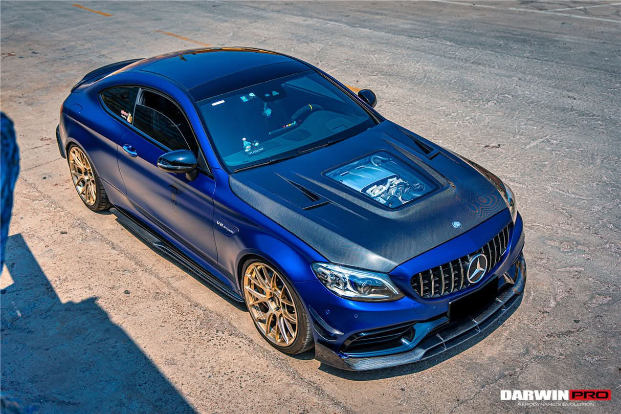 DarwinPRO 2015-2021 Mercedes Benz W205 C63 & S AMG IMP Performance Partial Carbon Fiber Hood