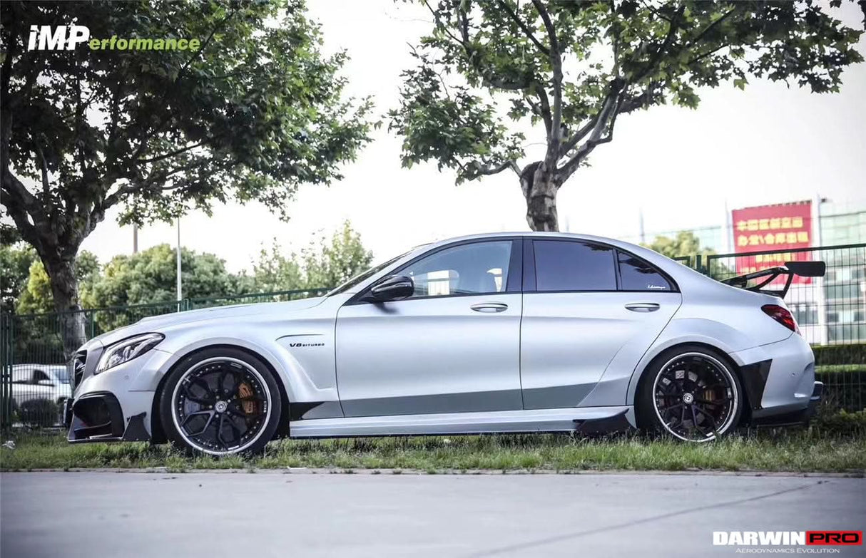 2015-2021 Mercedes Benz W205 C63 & S AMG Sedan IMP Performance Partial Carbon Fiber Full Body Kit