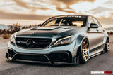 2015-2021 Mercedes Benz W205 C63 & S AMG Sedan IMP Performance Partial Carbon Fiber Full Body Kit