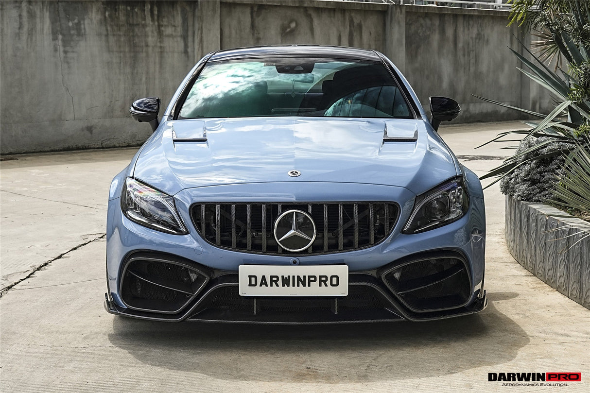 2016-2023 Mercedes Benz W205 C Class Coupe Front Bumper Set DarwinPRO (iMP Design) | Fit C300, C400, C43AMG