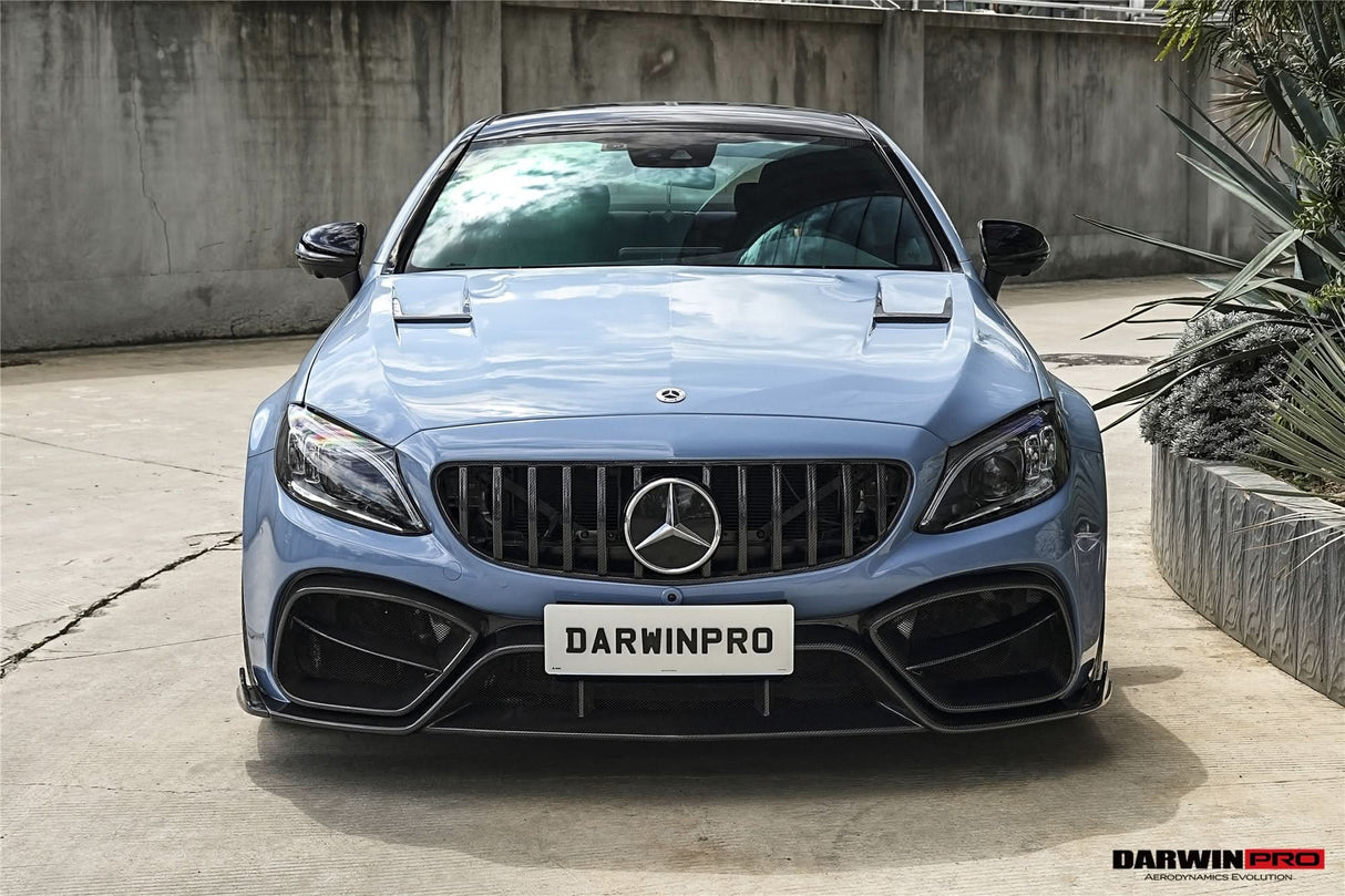 2016-2023 Mercedes Benz W205 C Class Coupe Front Bumper Set DarwinPRO (iMP Design) | Fit C300, C400, C43AMG