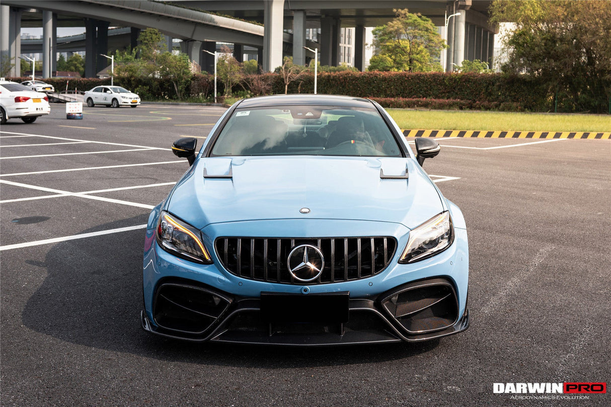 2016-2023 Mercedes Benz W205 C Class Coupe Front Bumper Set DarwinPRO (iMP Design) | Fit C300, C400, C43AMG