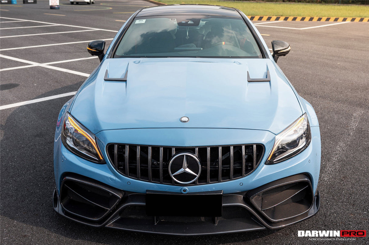 2016-2023 Mercedes Benz W205 C Class Coupe Front Bumper Set DarwinPRO (iMP Design) | Fit C300, C400, C43AMG
