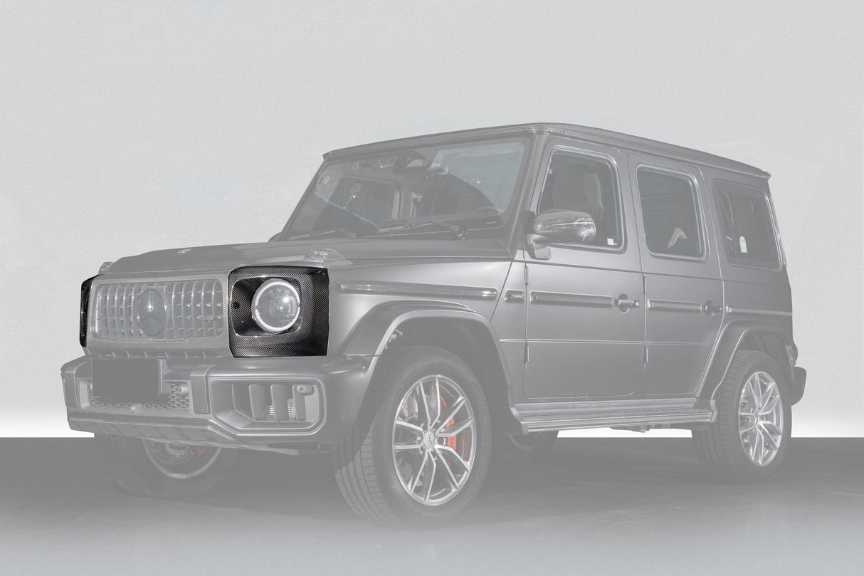 2019-2025 Mercedes Benz W464 | W465 G-Wagon JCW Head Light Cover | Fit G63 AMG