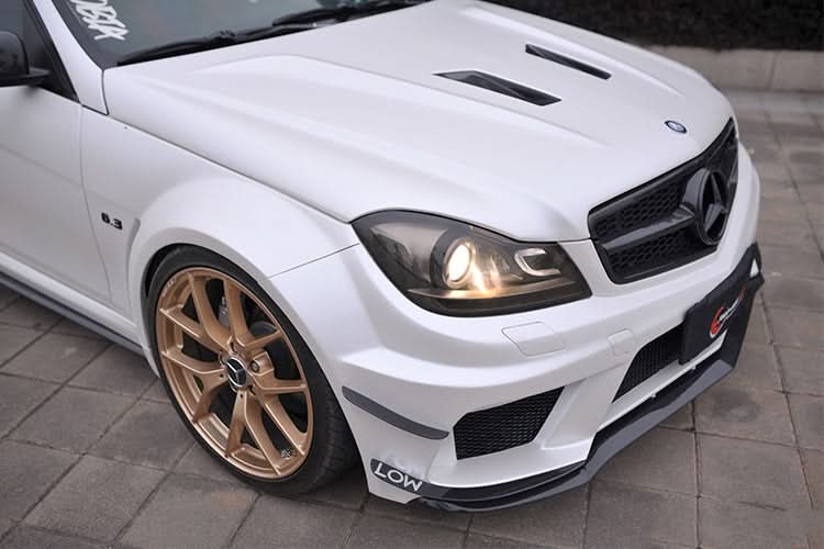 DarwinPRO 2012-2014 Mercedes Benz W204 C Class BKSS Style Hood (Not Fit AMG)