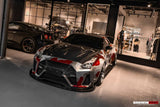 DarwinPRO 2008-2023 Nissan GTR R35 CBA DBA EBA BKSSII Style Partial Carbon Fiber Full Wide Body Kit