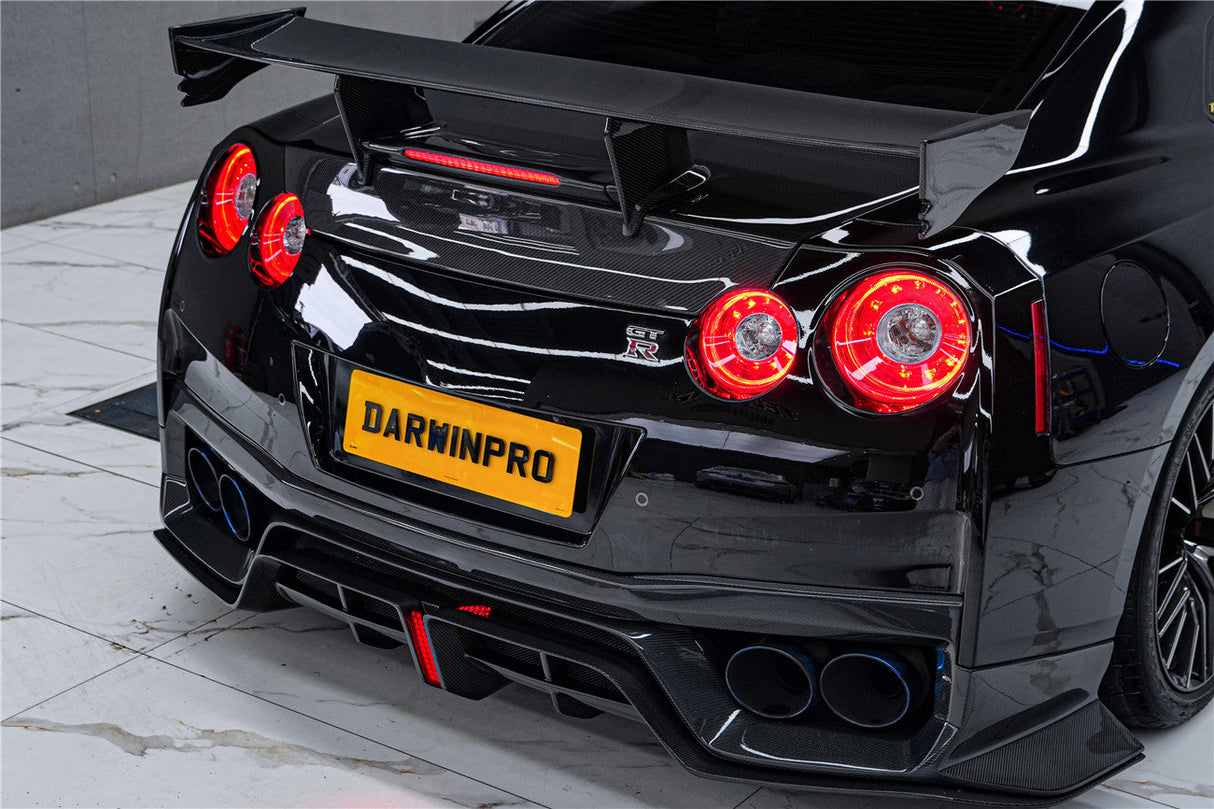 2017-2023 Nissan GTR R35 EBA Carbon Fiber Rear Diffuser DarwinPRO (BKSS)