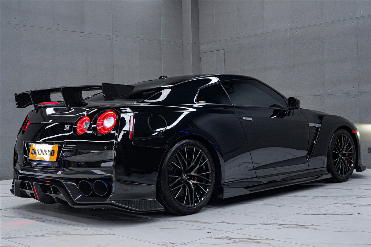 2008-2023 Nissan GTR R35 EBA BKSS Style Carbon Fiber Side Skirts