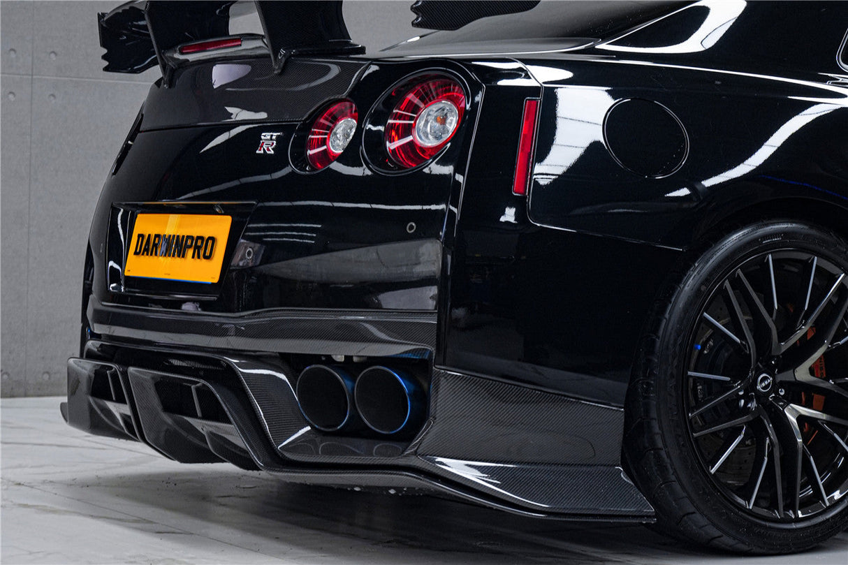 2017-2023 Nissan GTR R35 EBA Carbon Fiber Rear Diffuser DarwinPRO (BKSS)