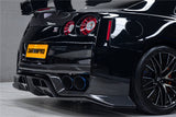 2017-2023 Nissan GTR R35 EBA Carbon Fiber Rear Diffuser DarwinPRO (BKSS)