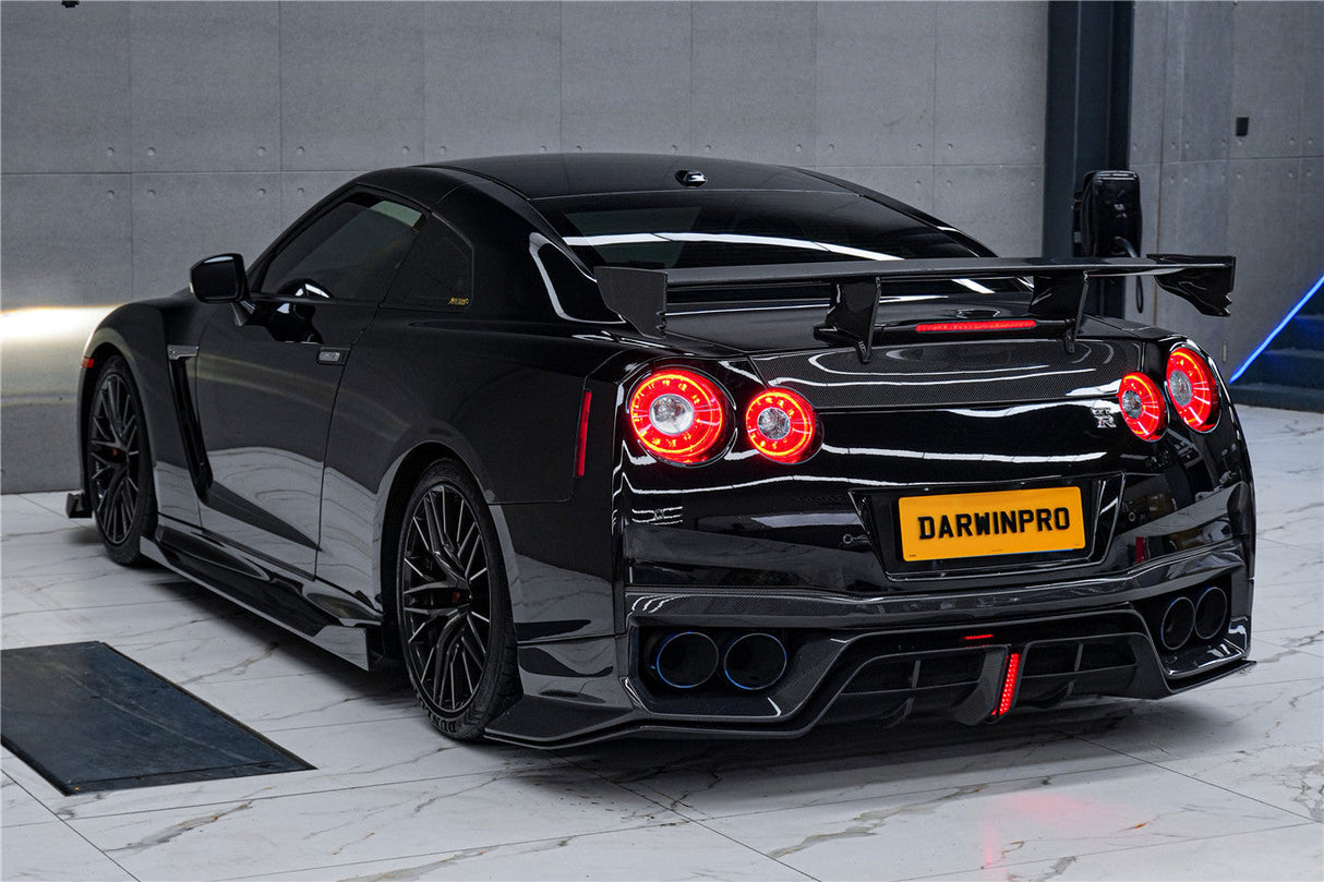 2008-2023 Nissan GTR R35 EBA BKSS Style Carbon Fiber Side Skirts