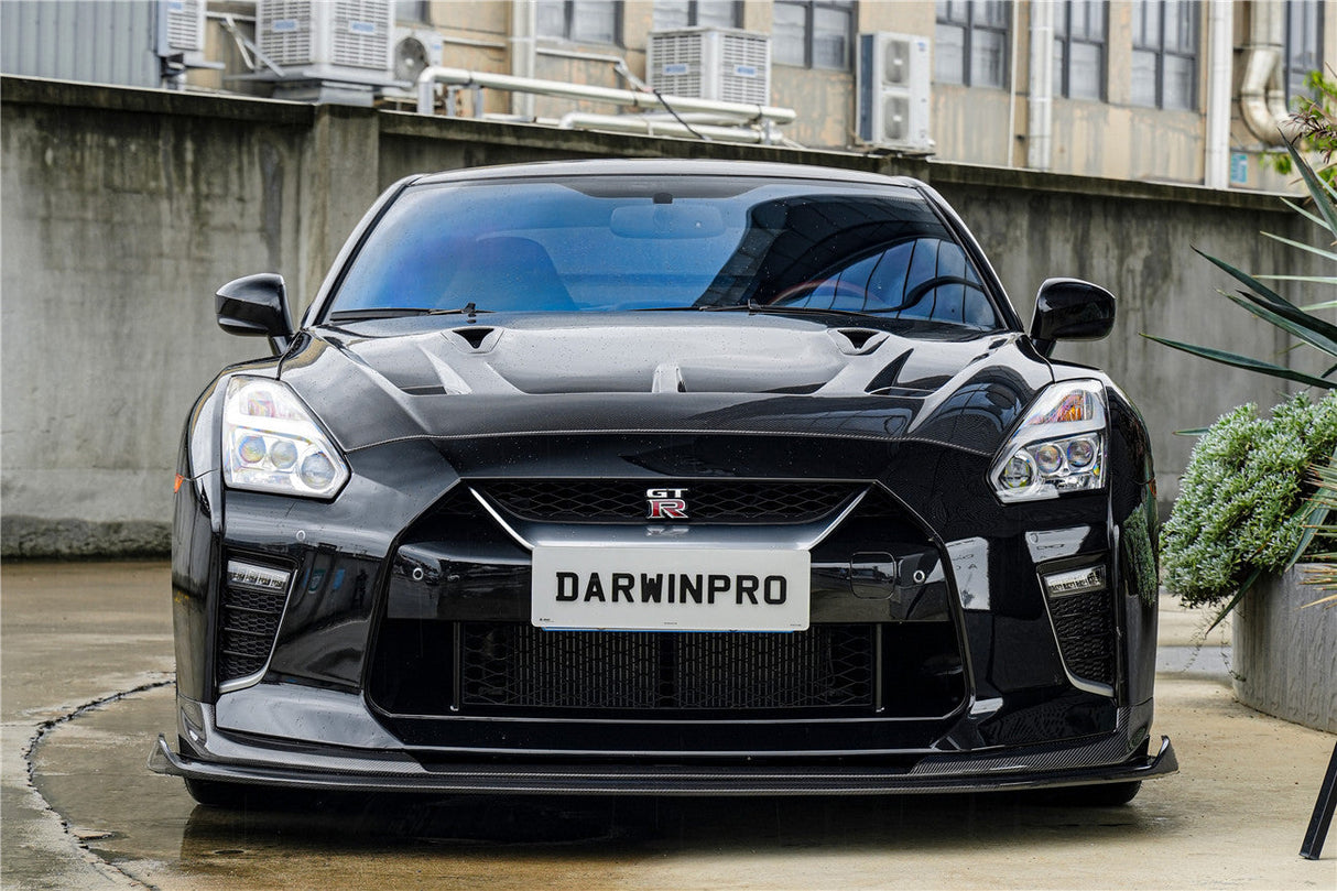 2017-2023 Nissan GTR R35 EBA BKSS Style Carbon Fiber Front Lip