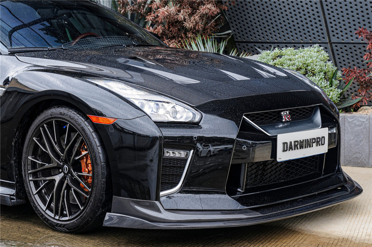 2017-2023 Nissan GTR R35 EBA BKSS Style Carbon Fiber Front Lip