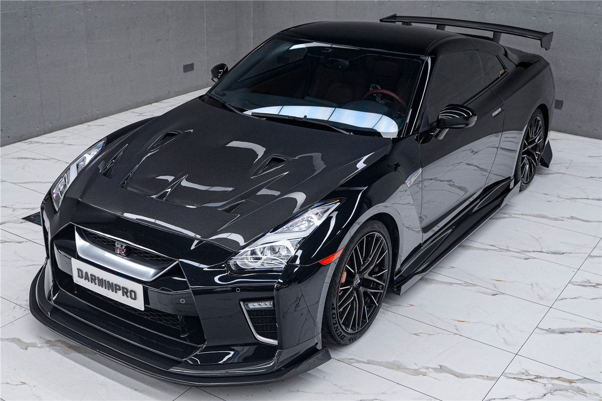 2008-2023 Nissan GTR R35 EBA BKSS Style Carbon Fiber Side Skirts