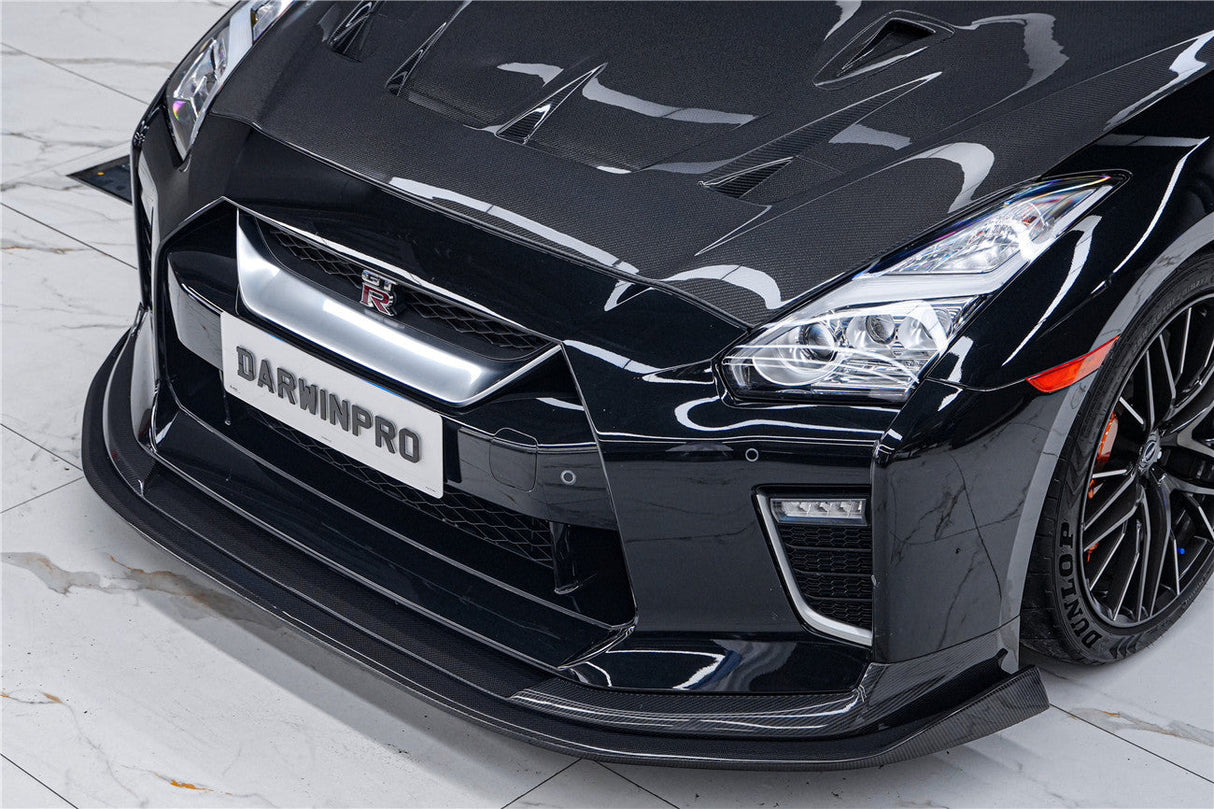 2017-2023 Nissan GTR R35 EBA BKSS Style Carbon Fiber Front Lip