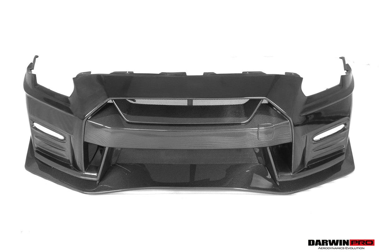2017-2023 Nissan GTR R35 EBA NSM Style Partial Carbon Fiber Front Bumper