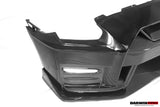 2017-2023 Nissan GTR R35 EBA NSM Style Partial Carbon Fiber Front Bumper