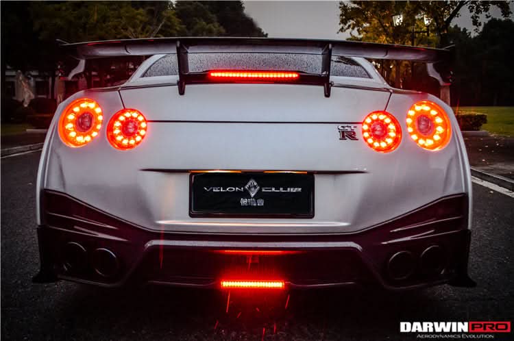 2008-2023 Nissan GTR R35 CBA DBA EBA NSM Style Carbon Fiber Trunk Spoiler Wing