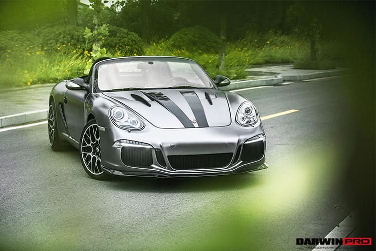 2009-2012 Porsche Cayman Boxster 987.2 GT3 Style Partial Carbon Fiber Full Body Kit