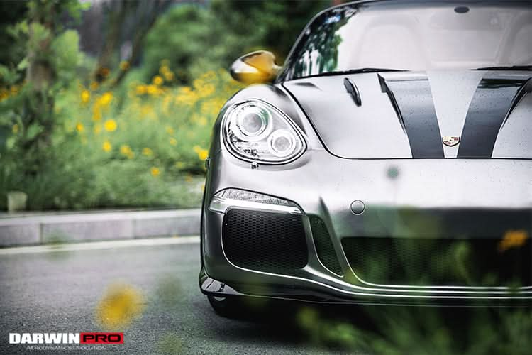 2009-2012 Porsche Cayman Boxster 987.2 GT3 Style Partial Carbon Fiber Full Body Kit