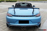 DarwinPRO 2016-2025 Porsche 718 Cayman And Boxster BKSS Style Carbon Fiber Rear Trim