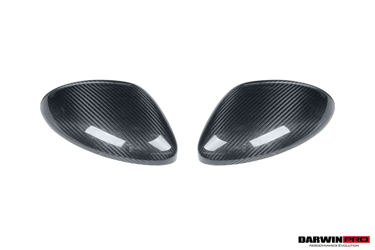 2017-2025 Porsche 718 OE Style Autoclave Carbon Fiber Mirror Housing Replacement | Fits Cayman, Boxster, Spyder, GTS, GT4, GT4 RS LHD