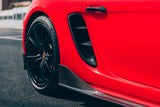 DarwinPRO 2016-2025 Porsche 718 Cayman And Boxster Carbon Fiber Side Air Vents
