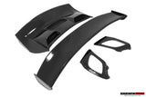 2016-2019 Porsche 911 991.2 Partial Carbon Fiber Trunk Spoiler Wing DarwinPRO (GT2RS Style) Fits Carrera, S, 4S