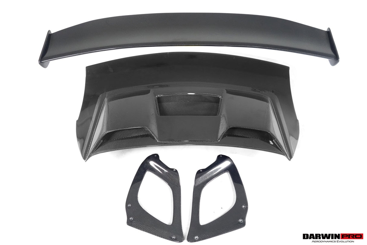 2013-2019 Porsche 911 991 Turbo Partial Carbon Fiber Trunk Spoiler Wing DarwinPRO (GT2RS Style) Fits Turbo,TurboS
