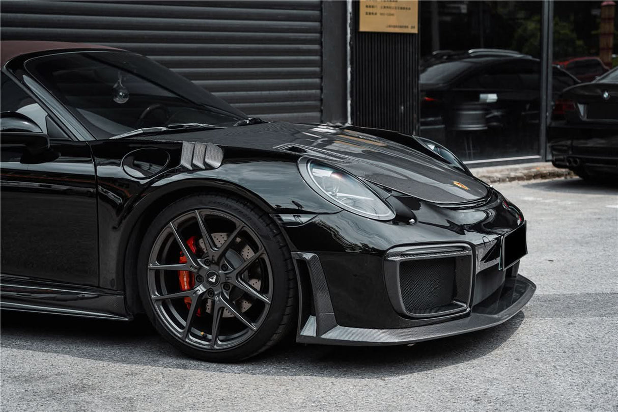 2012-2015 Porsche 911 991.1 Carrera S Targa 4 4S GT3 Convert GT2RS Style Partial Carbon Fiber Fender