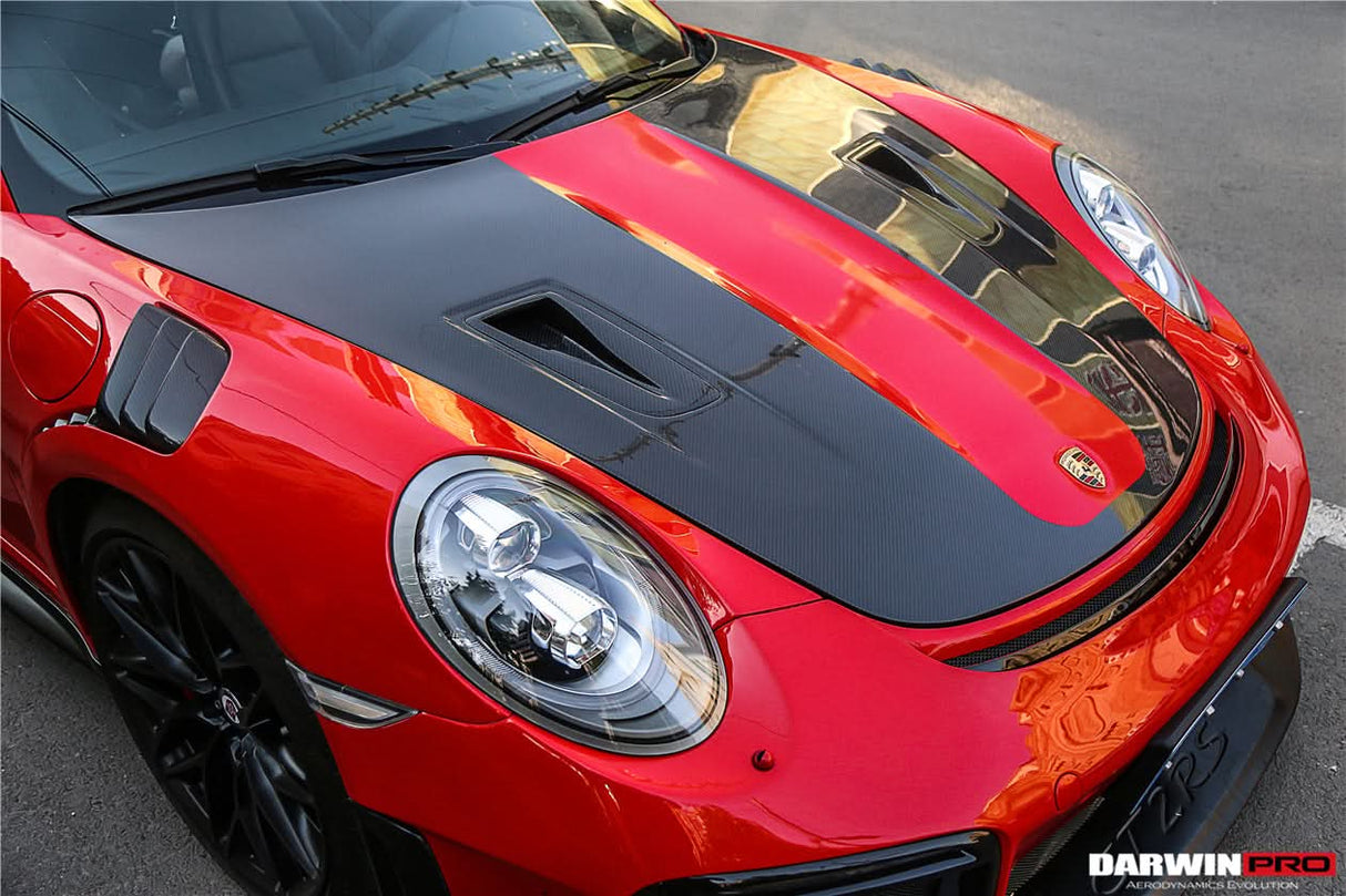 2016-2019 Porsche 911 991.2 Carrera Targa 4 4S GT3 Convert GT2RS Style Partial Carbon Fiber Fender