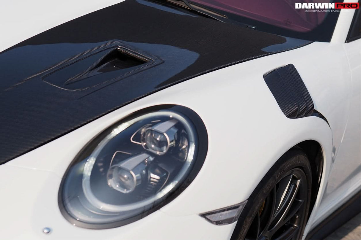 2016-2019 Porsche 911 991.2 Carrera Targa 4 4S GT3 Convert GT2RS Style Partial Carbon Fiber Fender