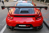 DarwinPRO 2016-2019 Porsche 911 991.2 Carrera & S GT2RS Style Partial Carbon Fiber Rear Bumper