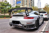 DarwinPRO 2016-2019 Porsche 911 991.2 Carrera & S GT2RS Style Partial Carbon Fiber Rear Bumper