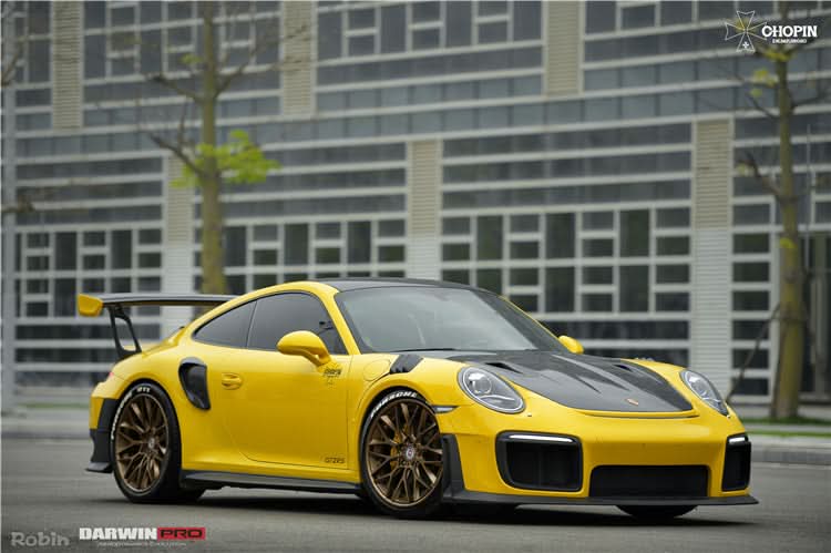 2012-2015 Porsche 991.1 Carrera S GT2RS Style Carbon Fiber Side Skirts