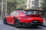 2016-2019 Porsche 911 991.2 Partial Carbon Fiber Trunk Spoiler Wing DarwinPRO (GT2RS Style) Fits Carrera, S, 4S