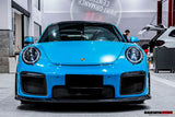DarwinPRO 2016-2019 Porsche 911 991.2 Carrera & Targa 4 & 4S & GT3 Convert GT2RS Style Partial Carbon Fiber Front Bumper