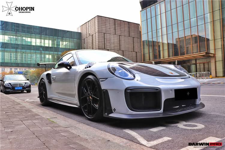 DarwinPRO 2016-2019 Porsche 911 991.2 Carrera S GT2RS-Style Partial Carbon Fiber Full Body Kit