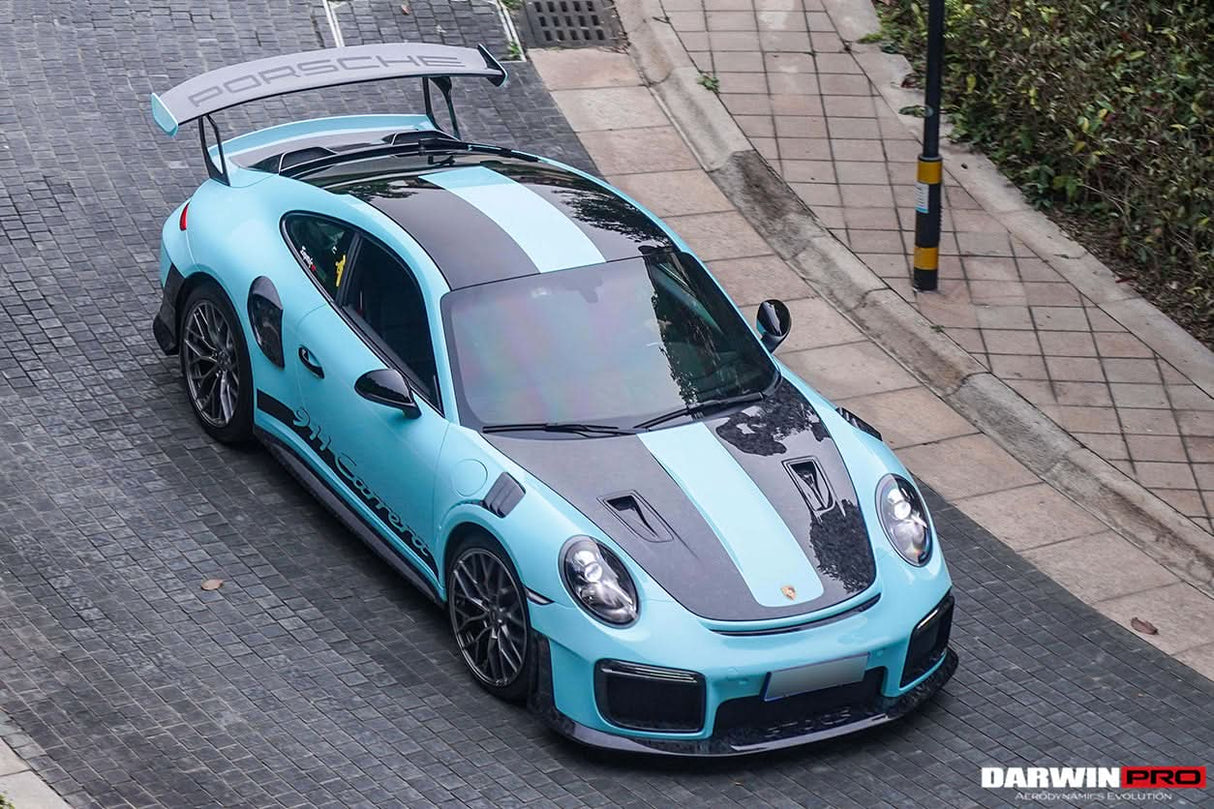 2012-2019 Porsche 911 991.1 991.2 Carrera S GT2RS Style Carbon Fiber Quarter Panel Side Scoops