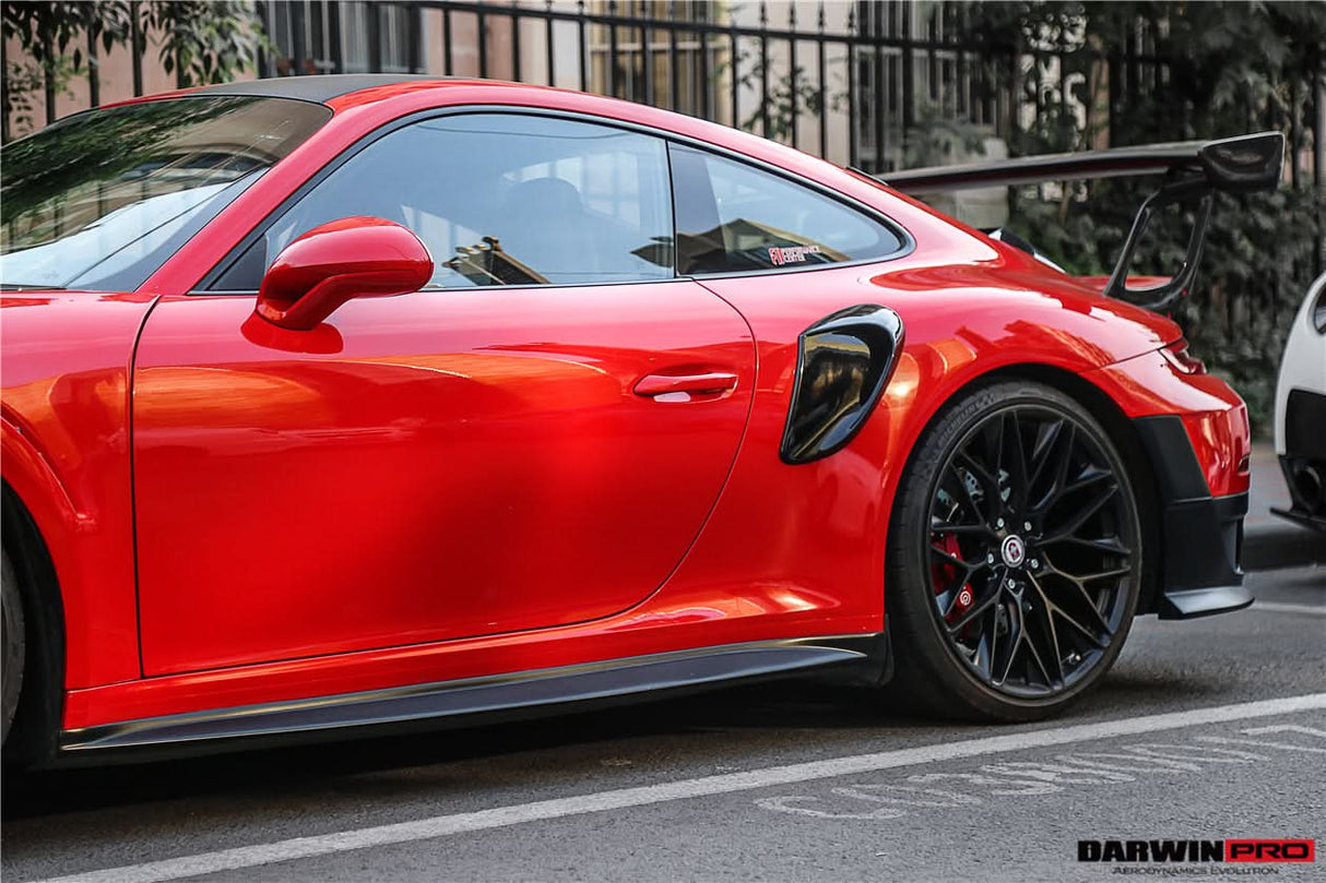 2012-2019 Porsche 911 991.1 991.2 Carrera S GT2RS Style Carbon Fiber Quarter Panel Side Scoops