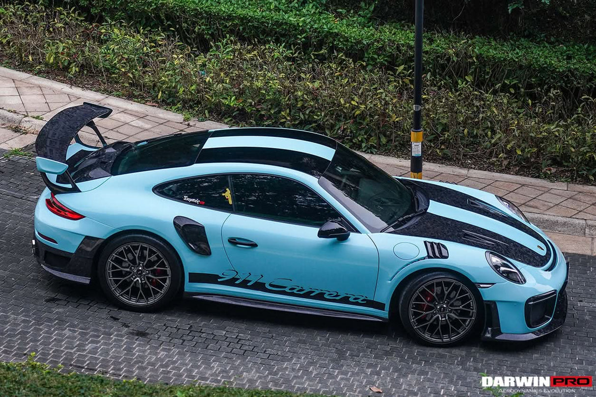 2012-2019 Porsche 911 991.1 991.2 Carrera S GT2RS Style Carbon Fiber Quarter Panel Side Scoops
