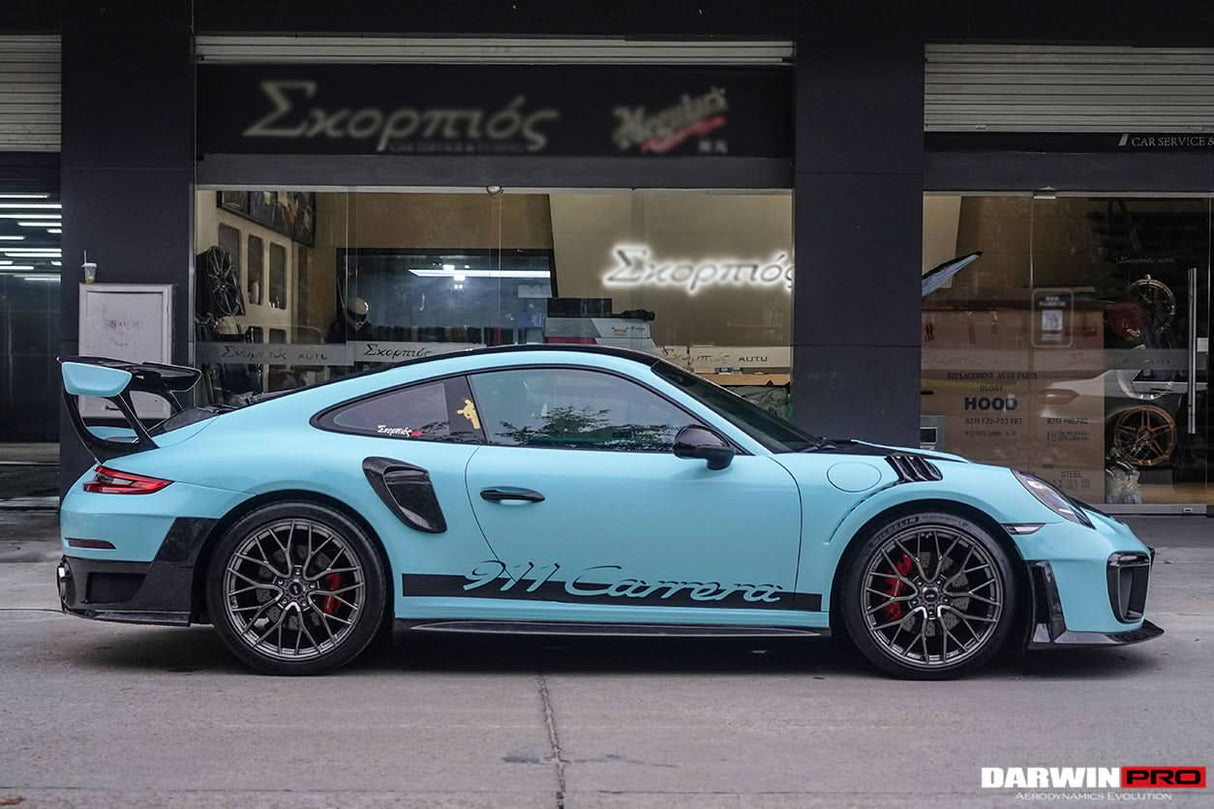 2016-2019 Porsche 911 991.2 Carrera Targa 4 4S GT3 Convert GT2RS Style Partial Carbon Fiber Fender