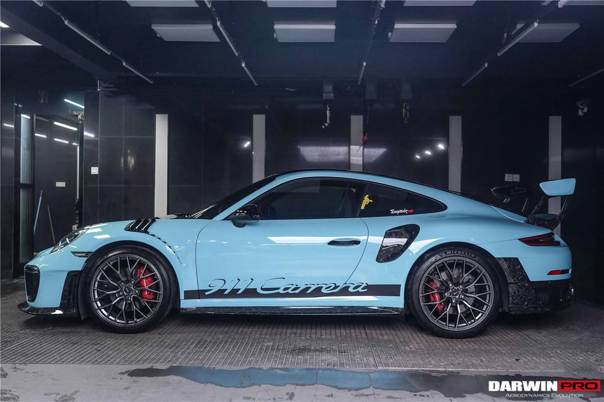 2012-2019 Porsche 911 991.1 991.2 Carrera S GT2RS Style Carbon Fiber Quarter Panel Side Scoops