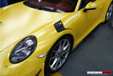 2012-2015 Porsche 911 991.1 2C | 4C GT3 Convert GT3RS Style Partial Carbon Fiber Fender (Fits Carrera, Targa S, 4, 4S)