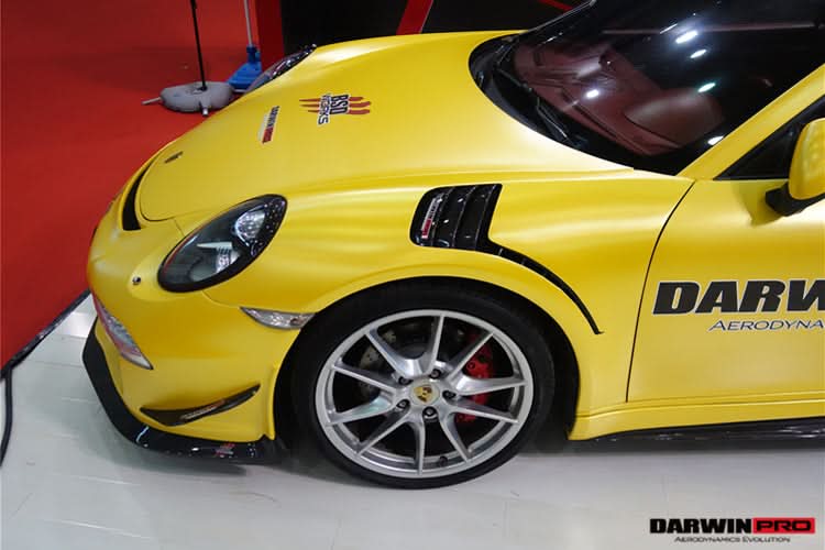 2012-2015 Porsche 911 991.1 2C | 4C GT3 Convert GT3RS Style Partial Carbon Fiber Fender (Fits Carrera, Targa S, 4, 4S)