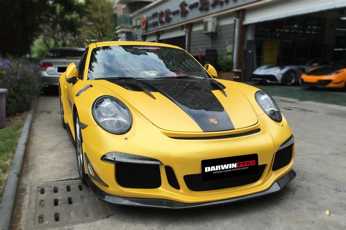 2012-2015 Porsche 911 991.1 Carrera Targa  S 4 4S GT3 Style Front Bumper Canards