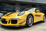 2012-2015 Porsche 911 991.1 Carrera Targa  S 4 4S GT3 Style Front Bumper Canards
